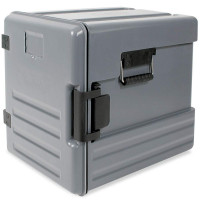 Box de transport isolant, chargement frontal, 12 tiroirs GN, 83 litres
